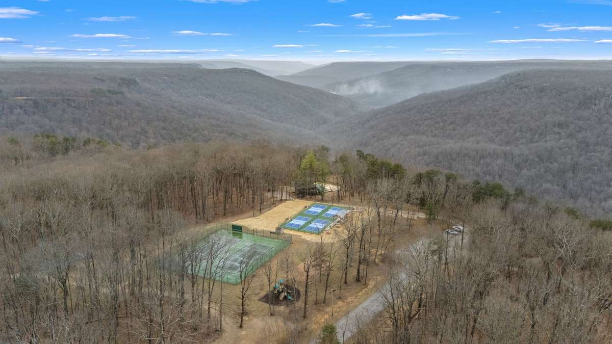 New tennis courts, pickle-ball!
 pool and overlook