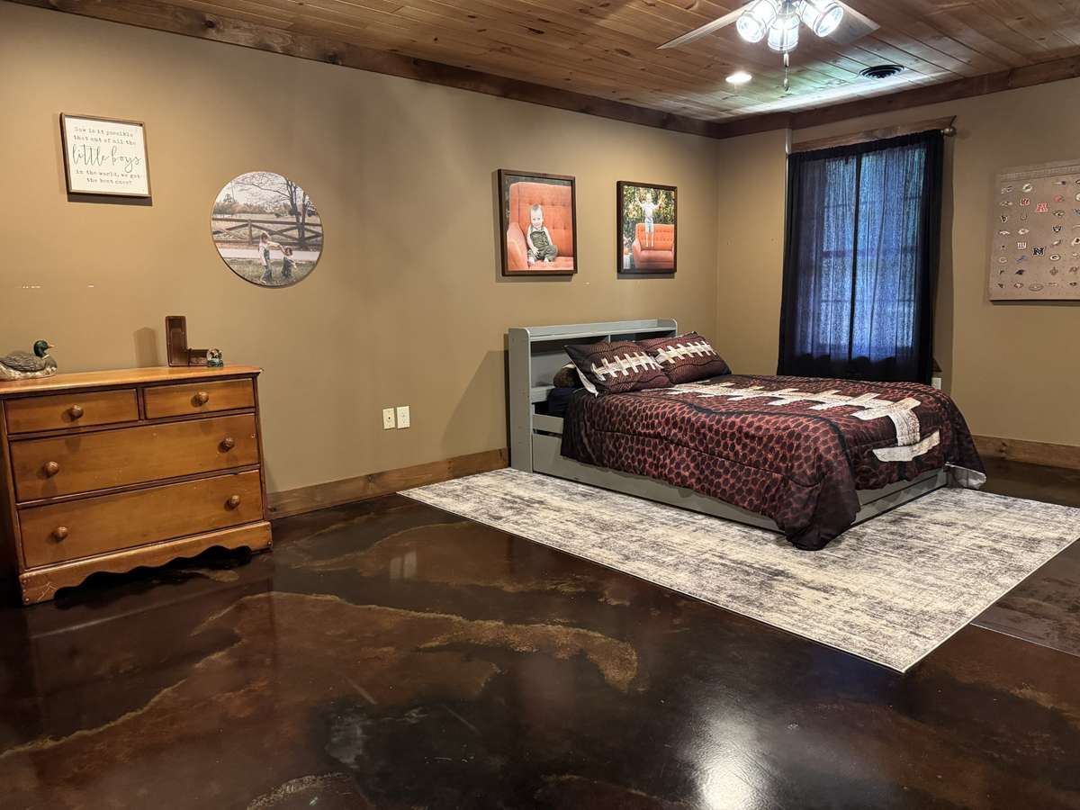 Bedroom 3 also very spacious and features an extra large deep walk in closet and full bath