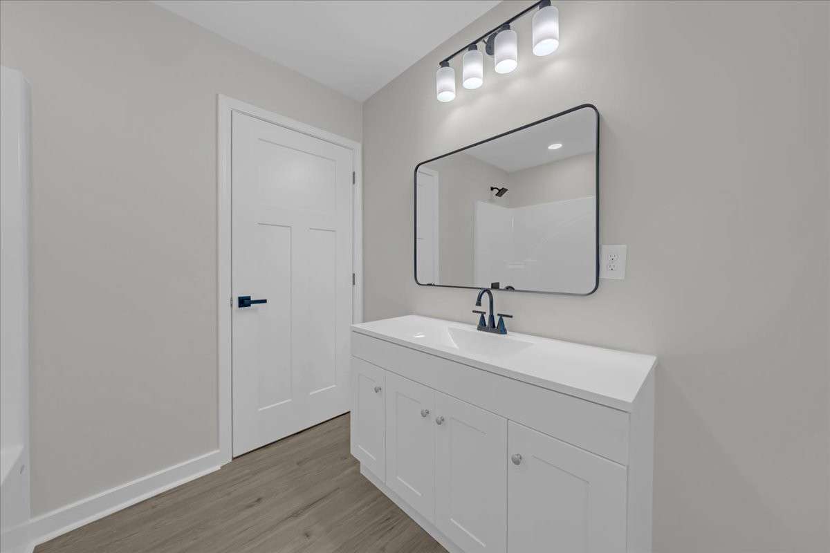 Primary Bathroom has beautiful vanity!