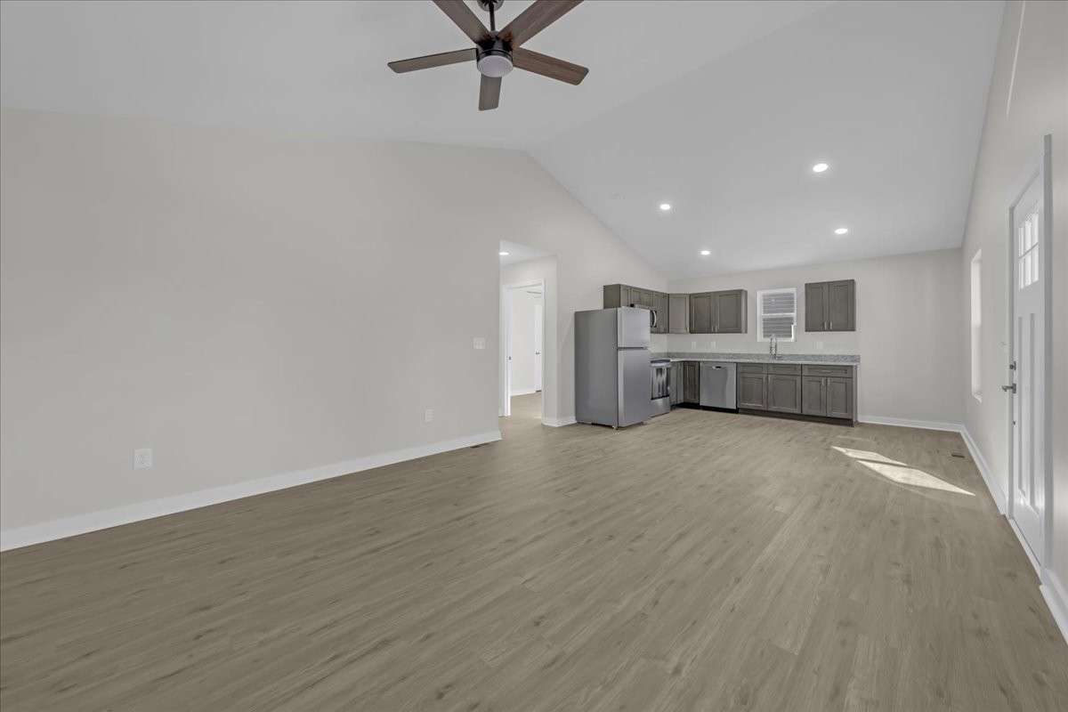 This Waterproof Luxury Vinyl Plank Flooring is Throughout the Home!