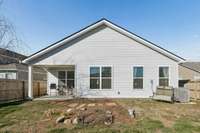 See the photos of the yard in the spring.  It is amazing!