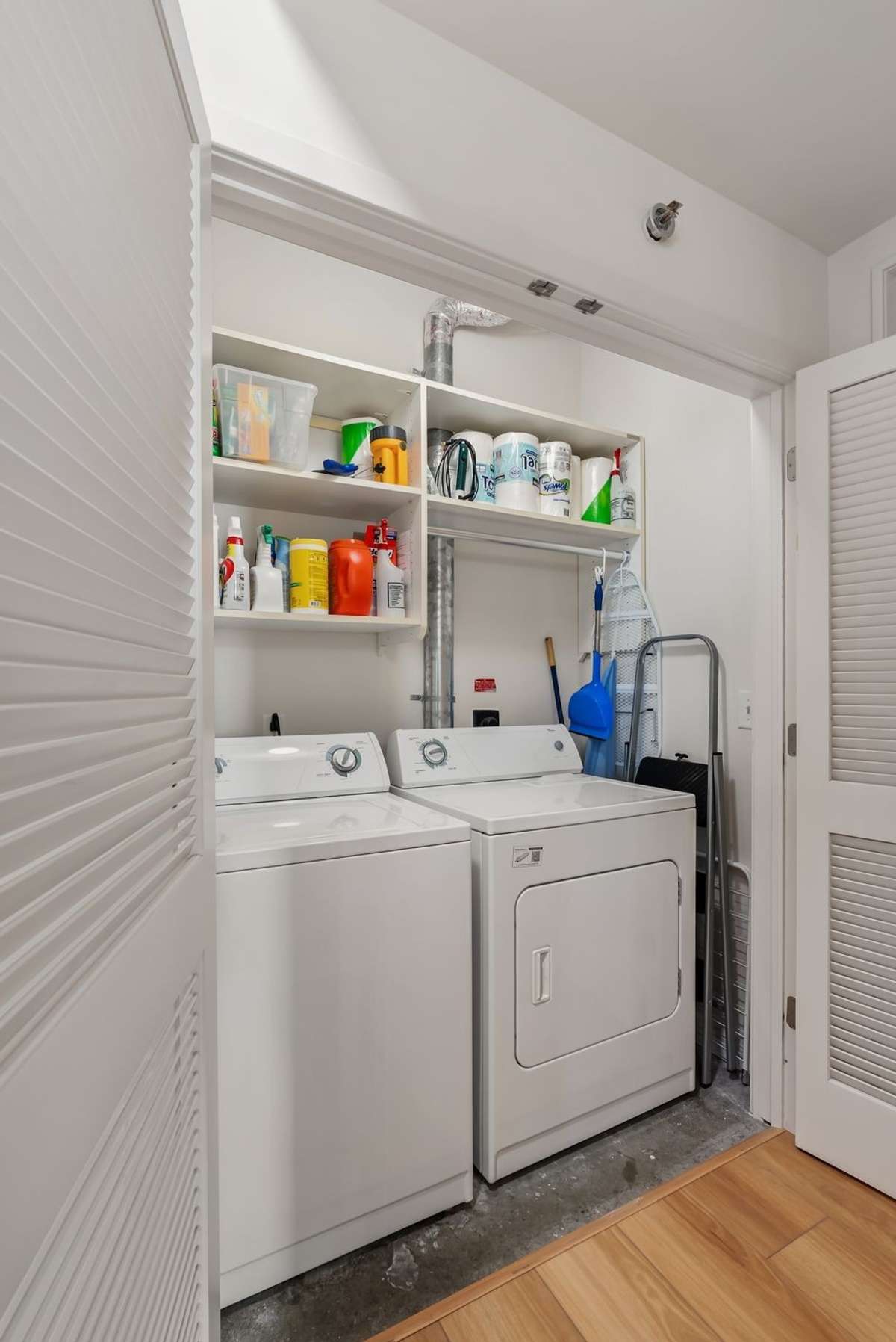 Easily accessible in-unit laundry