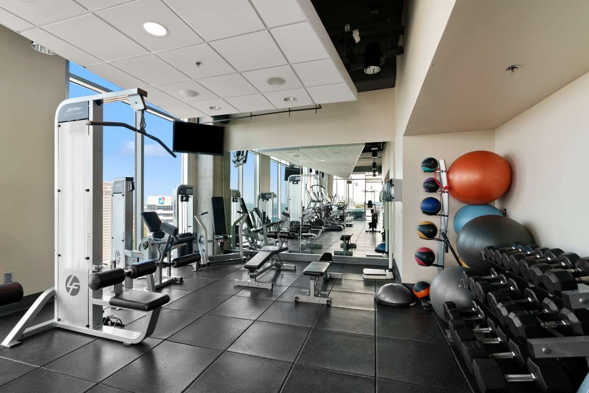 Private Gym on the Rooftop