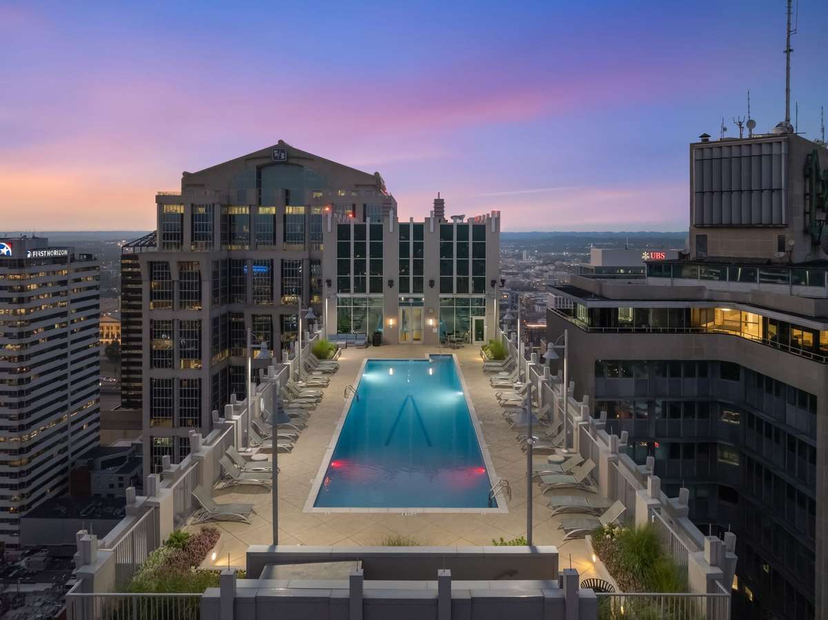Rooftop Pool with City Views