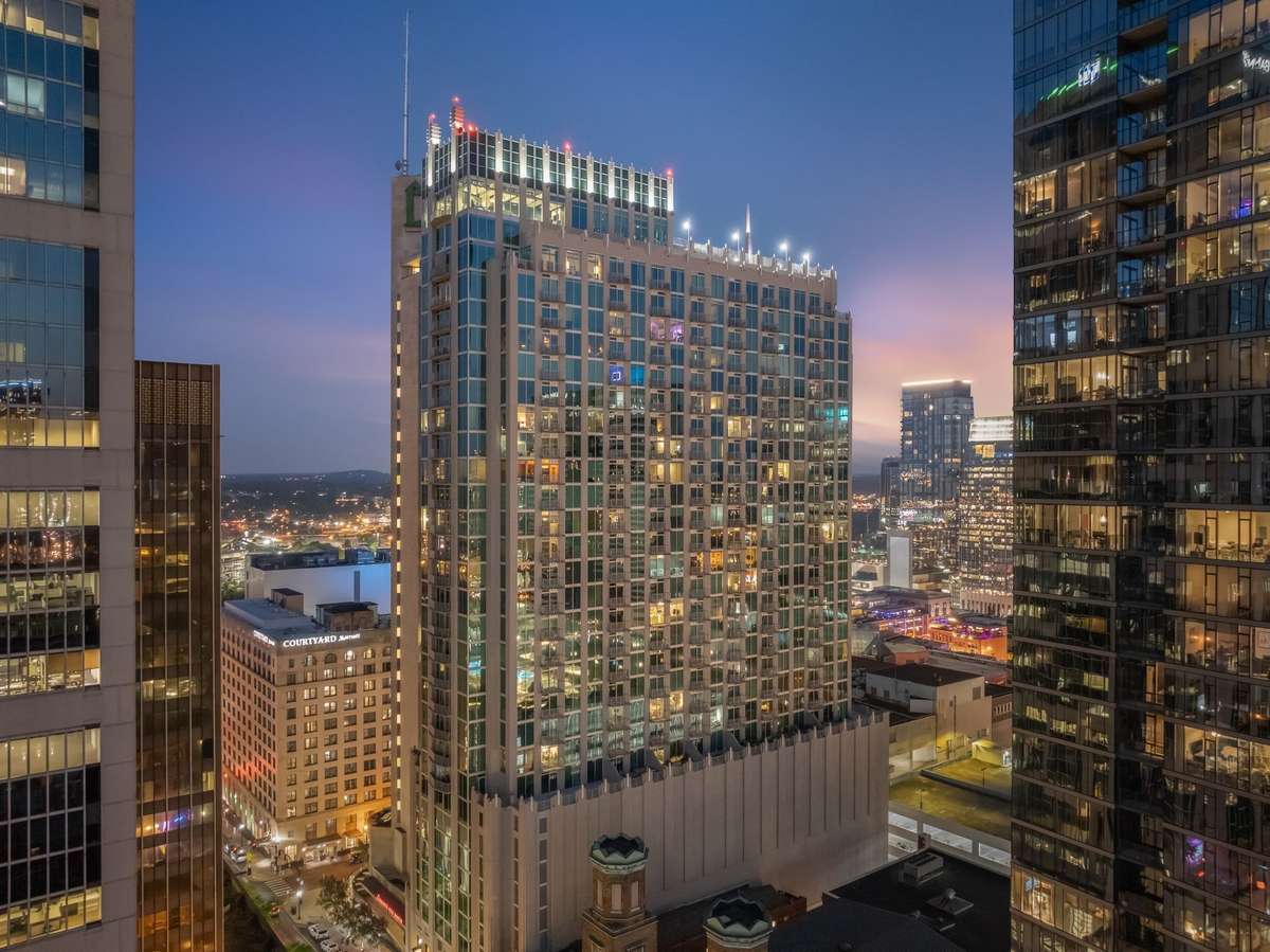 The Viridian Building at Sunset
