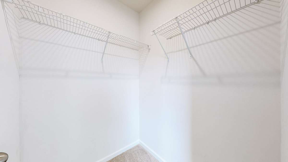 walk-in closet in primary suite
