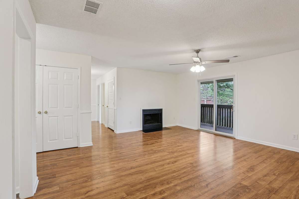 Sliding glass door was recently upgraded.
