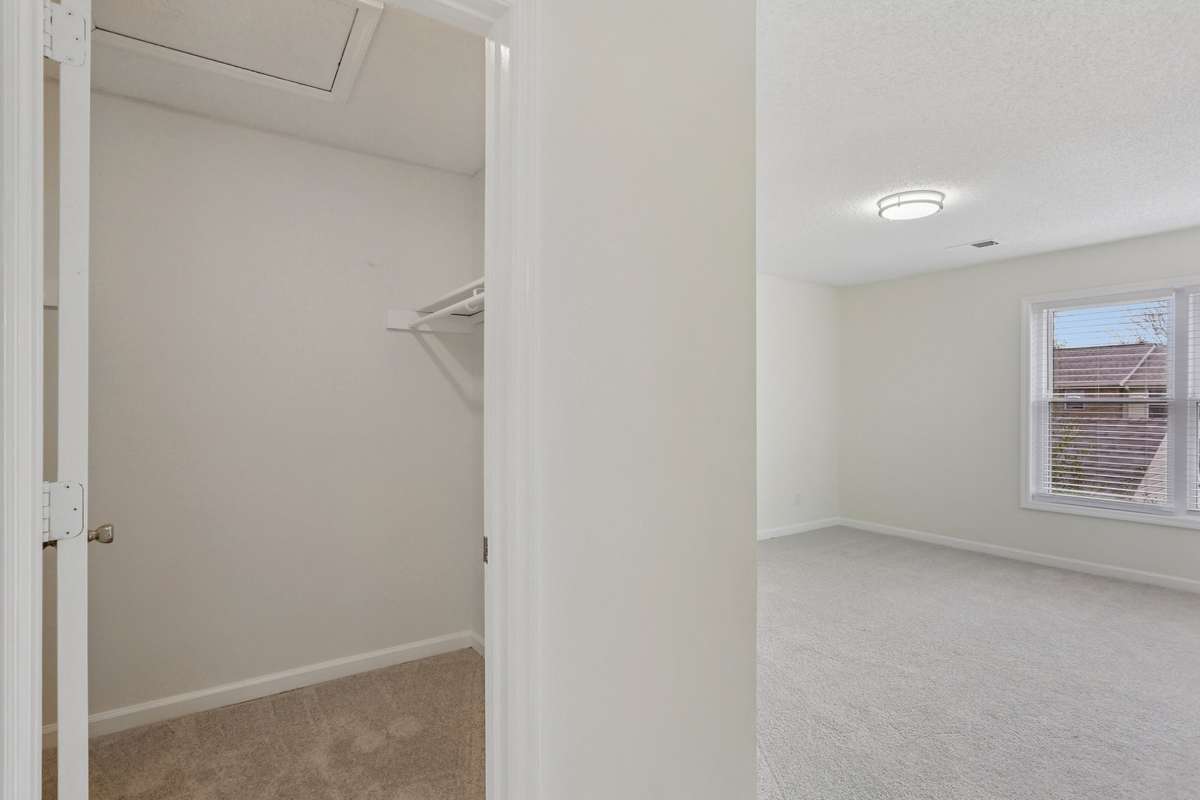 Bedroom #3 has a big walk in closet.