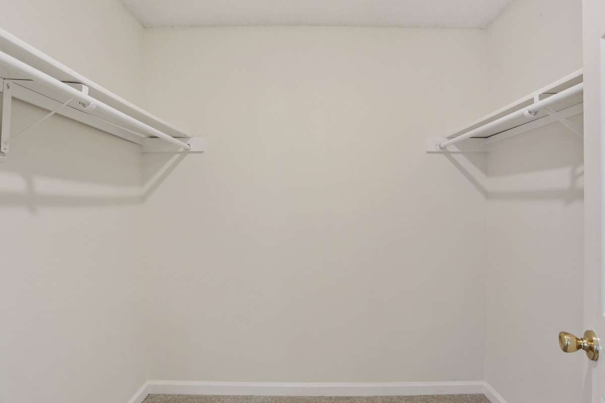 Large walk in closet