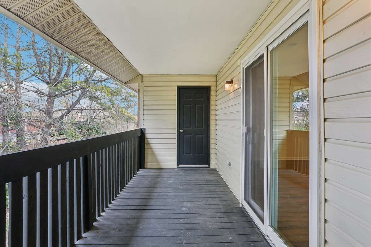 Added exterior storage at the end of the rear balcony.