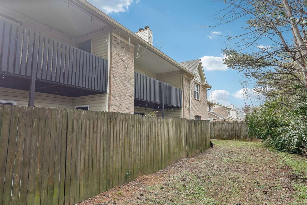 This condo backs up to greenspace.