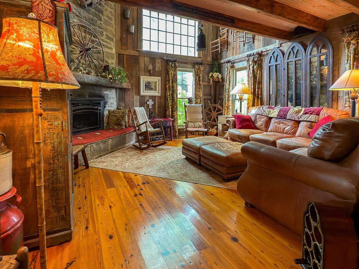 Step into the GORGEOUS HISTORIC HEART of this home and be instantly embraced by this warm and welcoming ambience...
