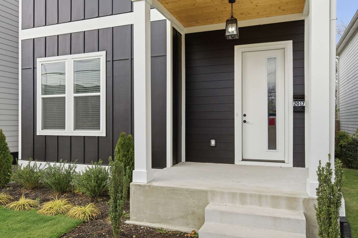 Greet guests on your covered front porch!