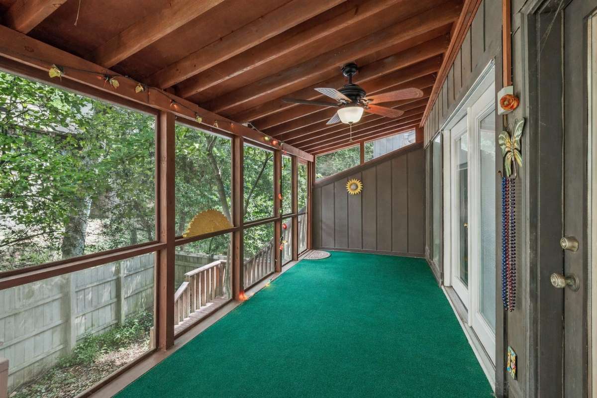 Main Level Screened-In Porch, off of Primary Bedroom and Living Room