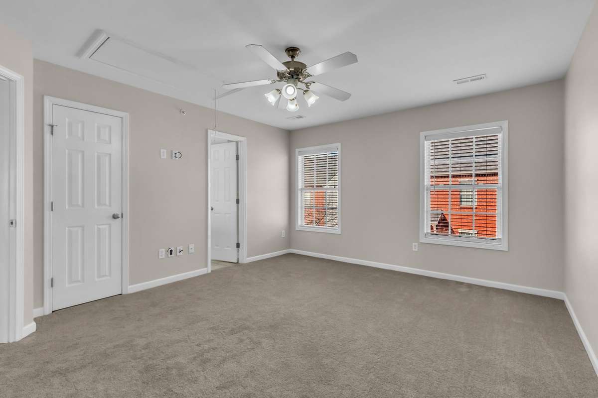 Owners suite has additional walk-in closets