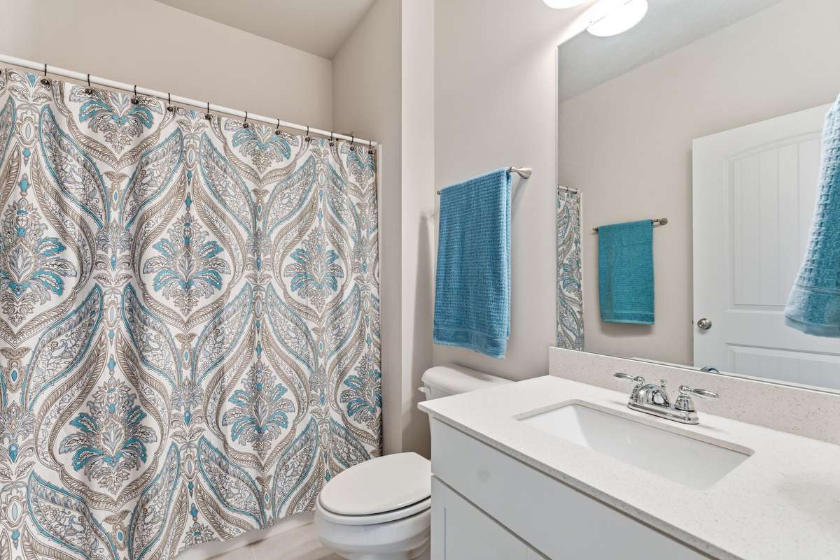 Hall bath on the main level