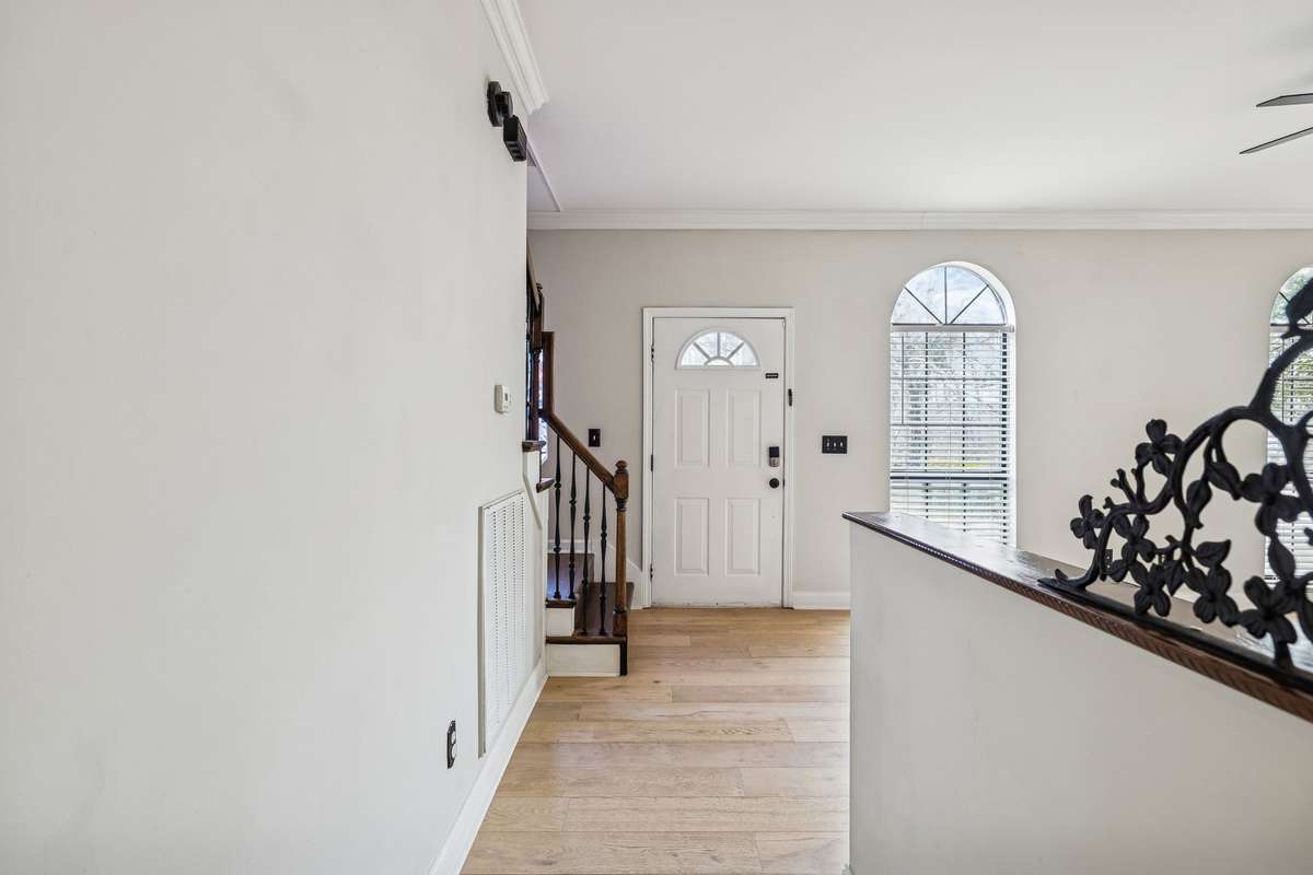 Neutral, fresh color palette throughout with beautiful new flooring! 7701 Poplar Ridge Drive, Nashville, TN 37221