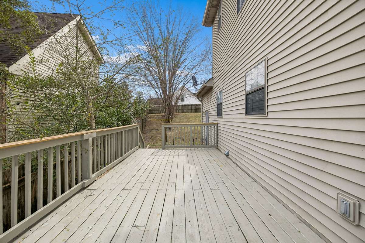 Deck leads to your own fenced in back yard! 7701 Poplar Ridge Drive, Nashville, TN 37221