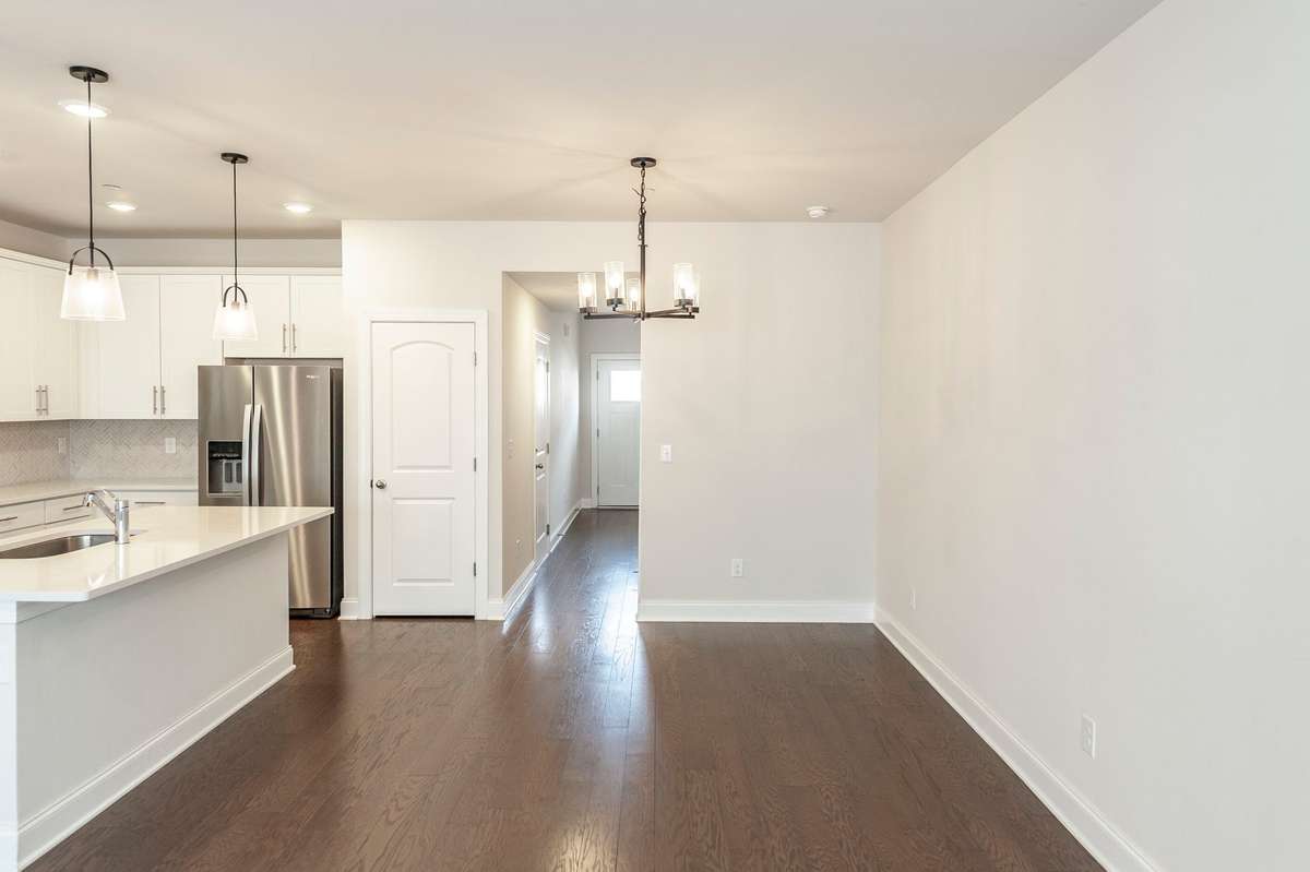 Spacious dining area