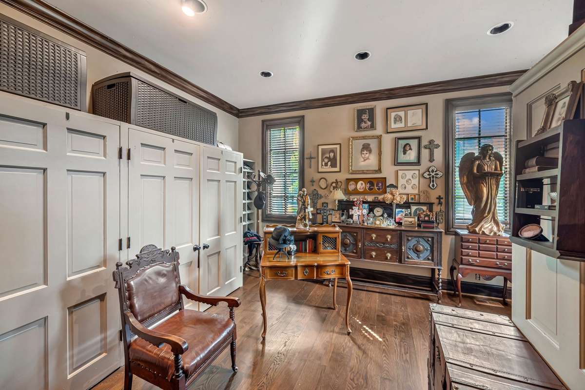This closet is more than just storage - its a statement of character