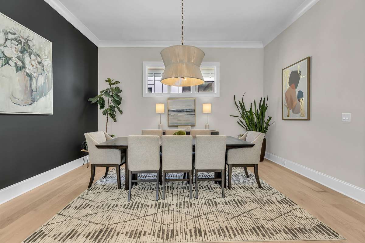 Seperate dining room is perfect for entertaining and meals with family!