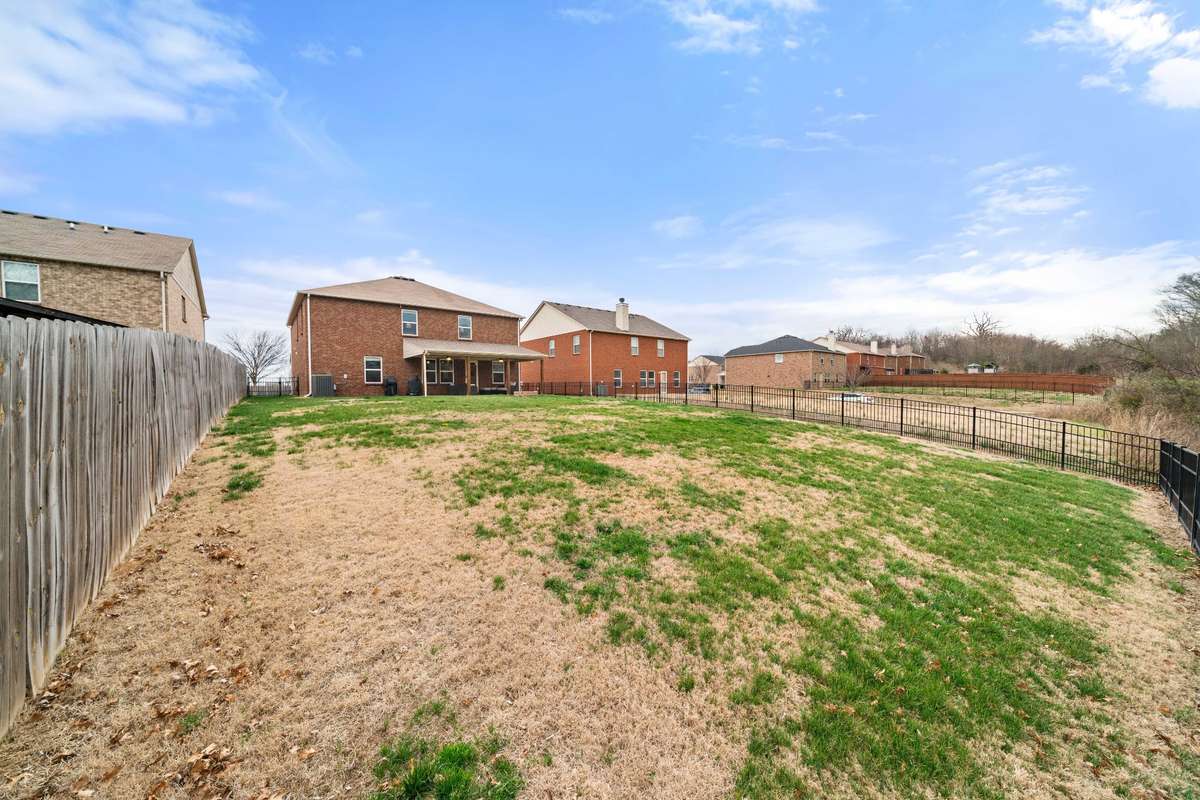 Large Fenced Backyard