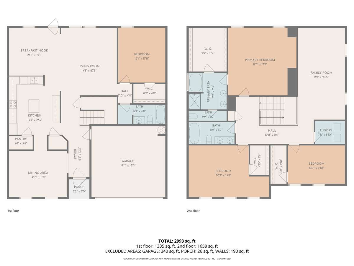 Floor Plan - Both Levels