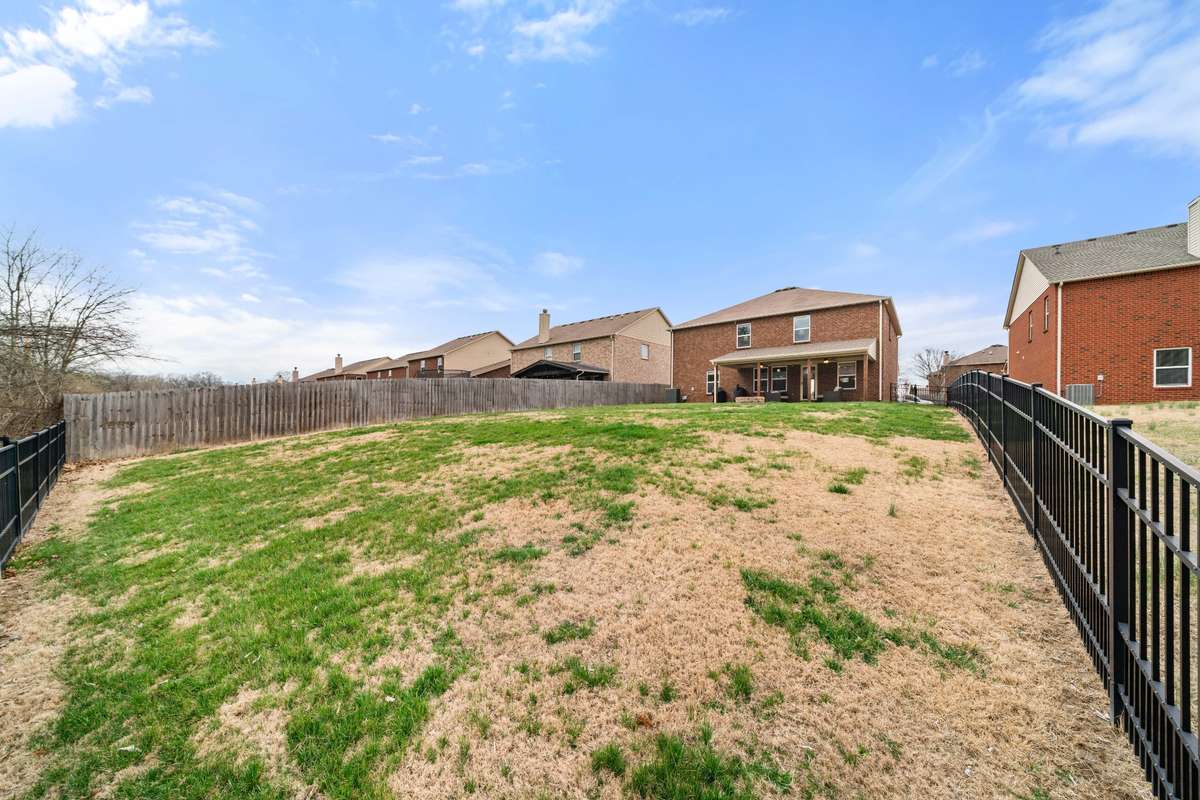 Large Fenced Backyard