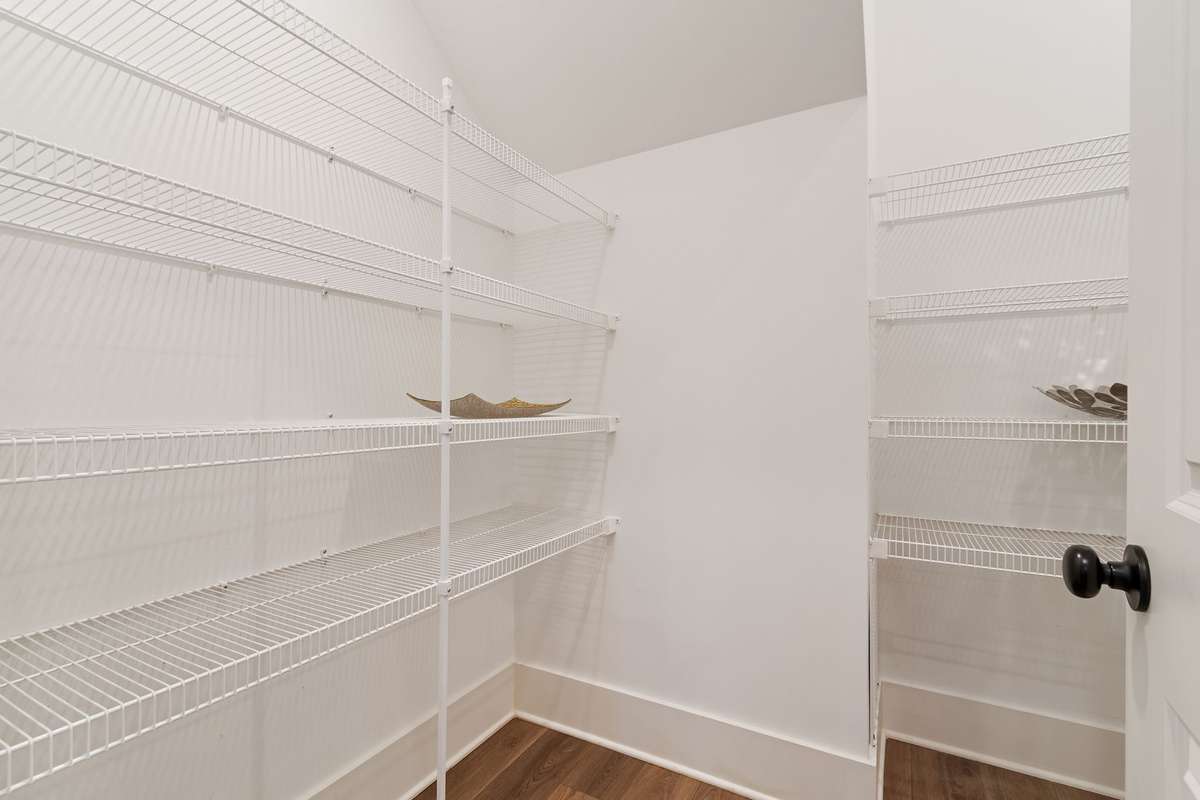 Huge walk in pantry.