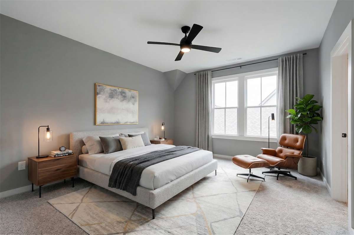 Digital photo of the Primary Bedroom.
