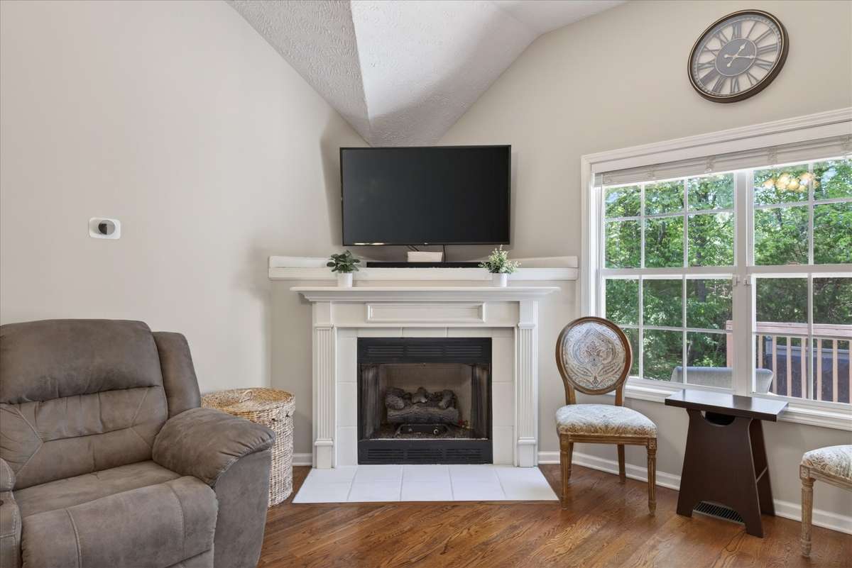 Gas Fireplace in Living Room
