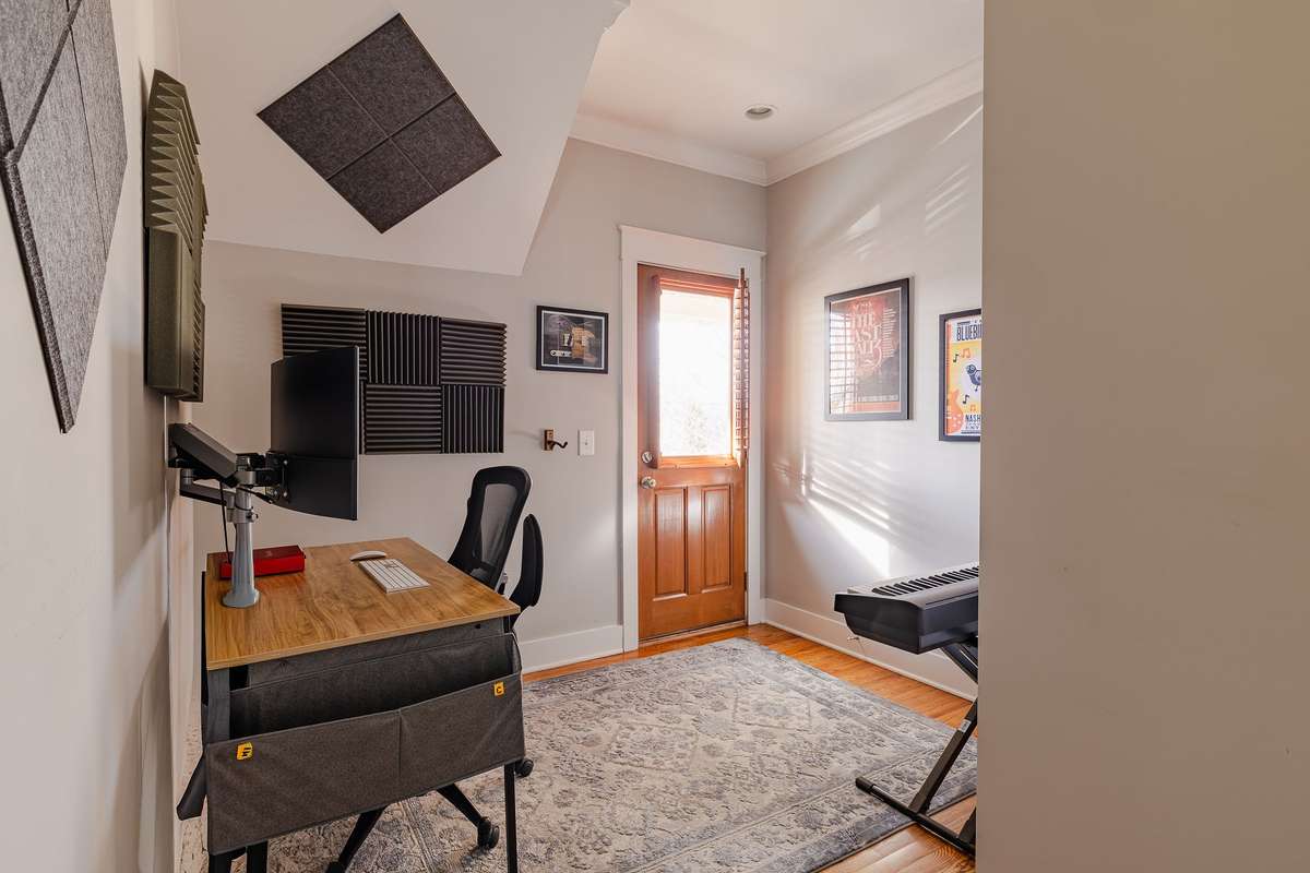 3rd bedroom - can fit a bed, or be used as an office