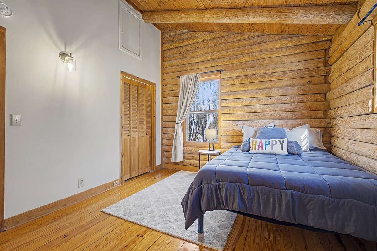 Step-in closet + attic storage access