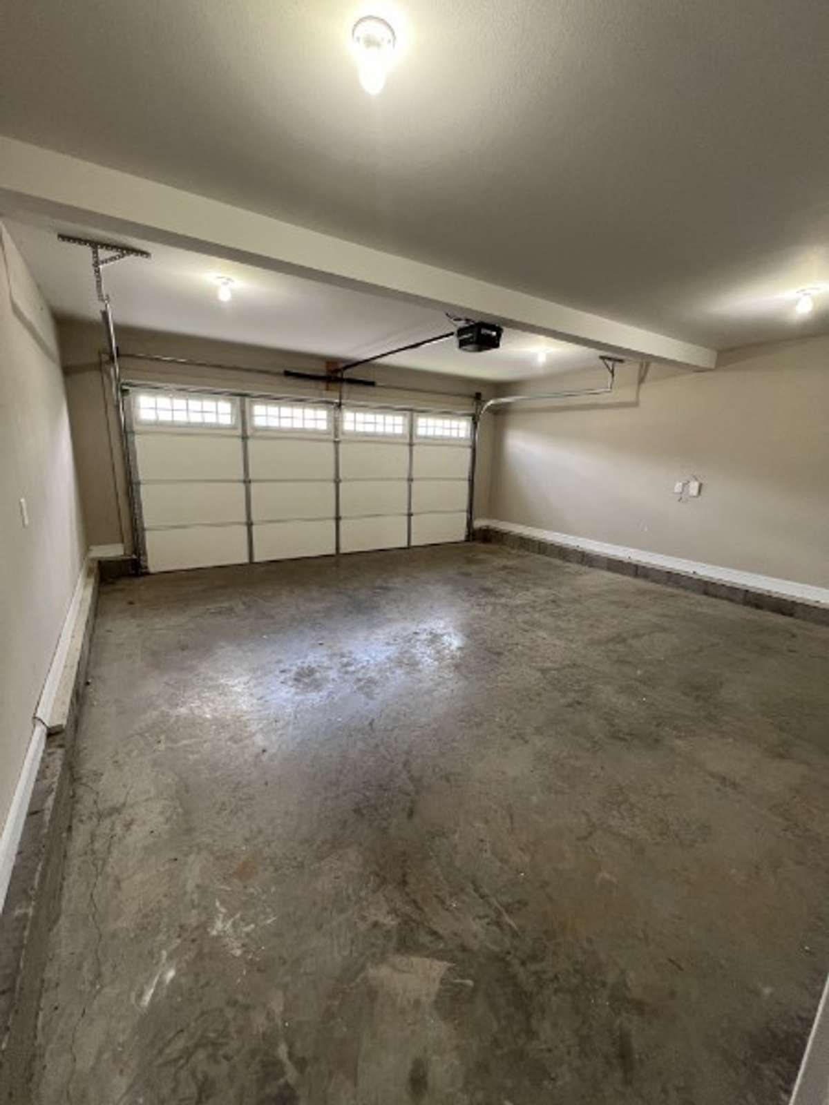 Insulated garage door.