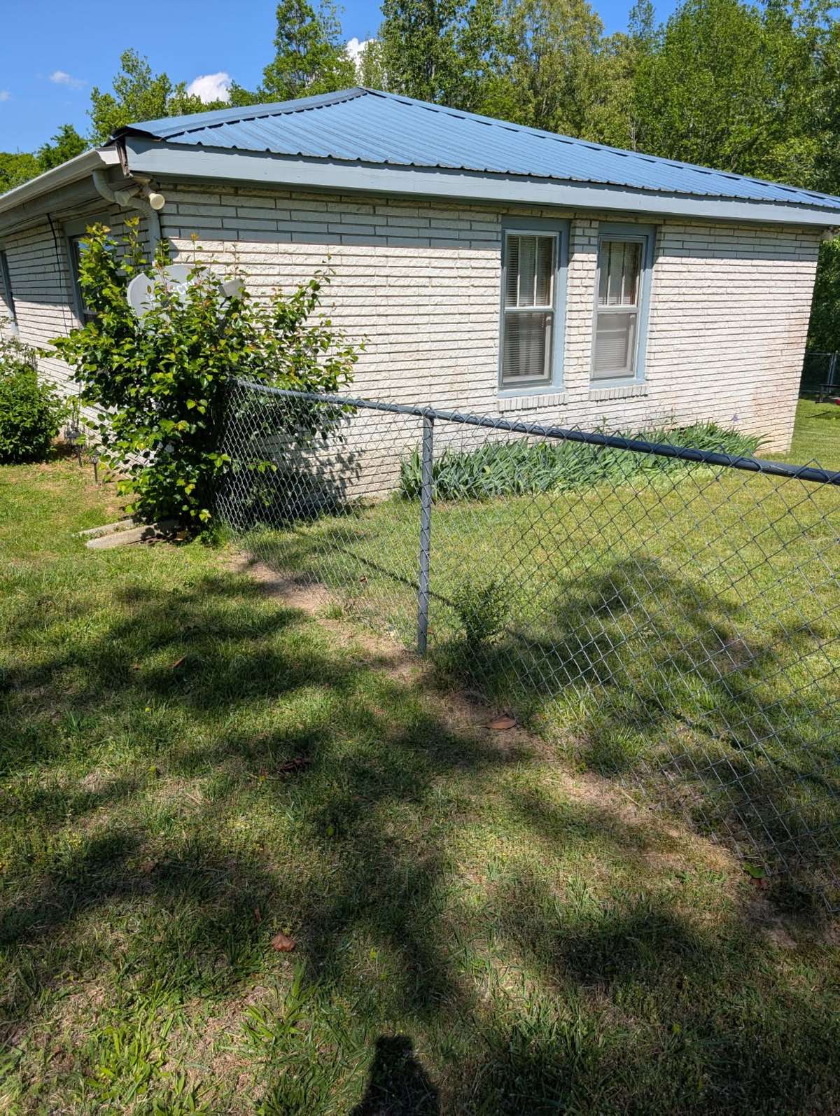 Side view of home.