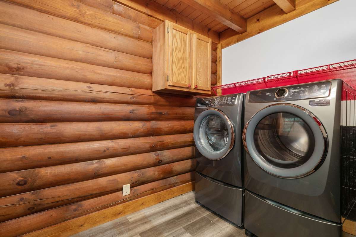 Laundry room located on main floor - washer and dryer conveys with home