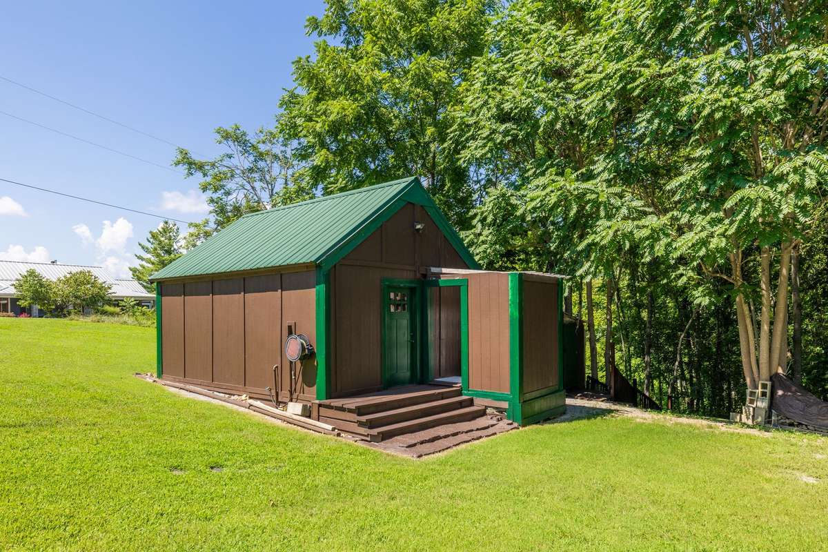 Outdoor shed / workshop - with electric and water - the options are endless when it comes to this space -