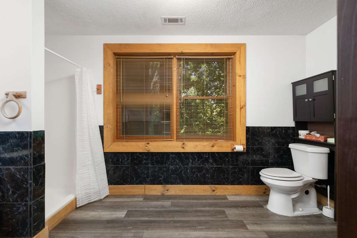 Full bathroom - located in basement