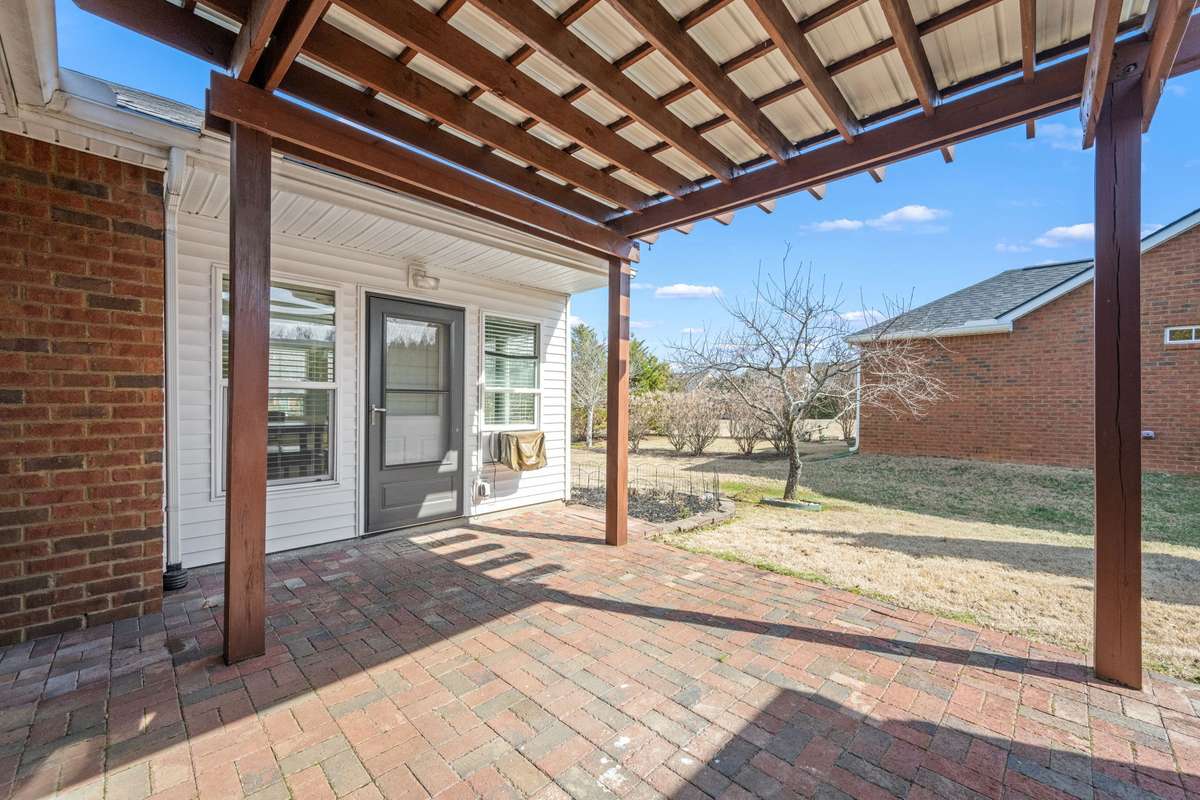 Sunroom leads directly out onto the patio, extending your living space on nice days.
