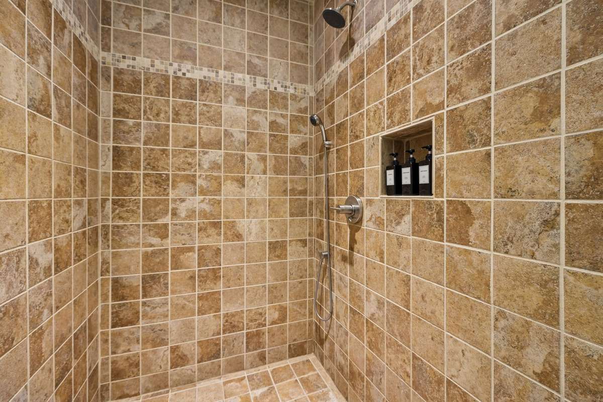 Tile Shower in Owner Suite Bath #2.