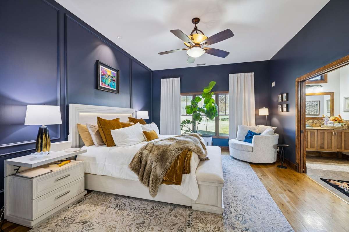 The Owner Suite looks to be a very serene environment! Off to the right is the Owner Suite Bath & walk-in closet!