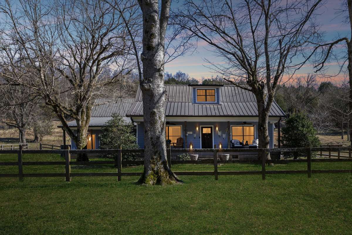 Here's a twilight view of the home!