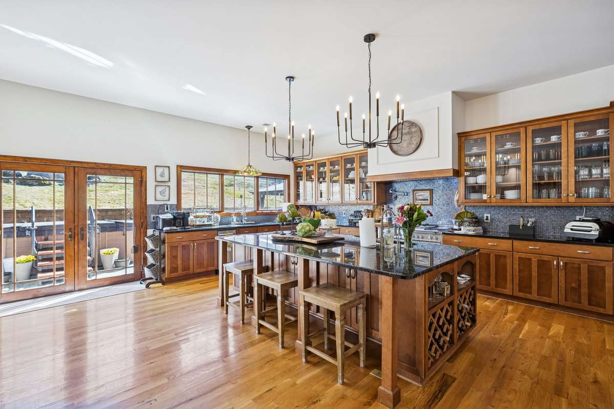 The cabinetry in this home and around the doors and windows is beautiful!