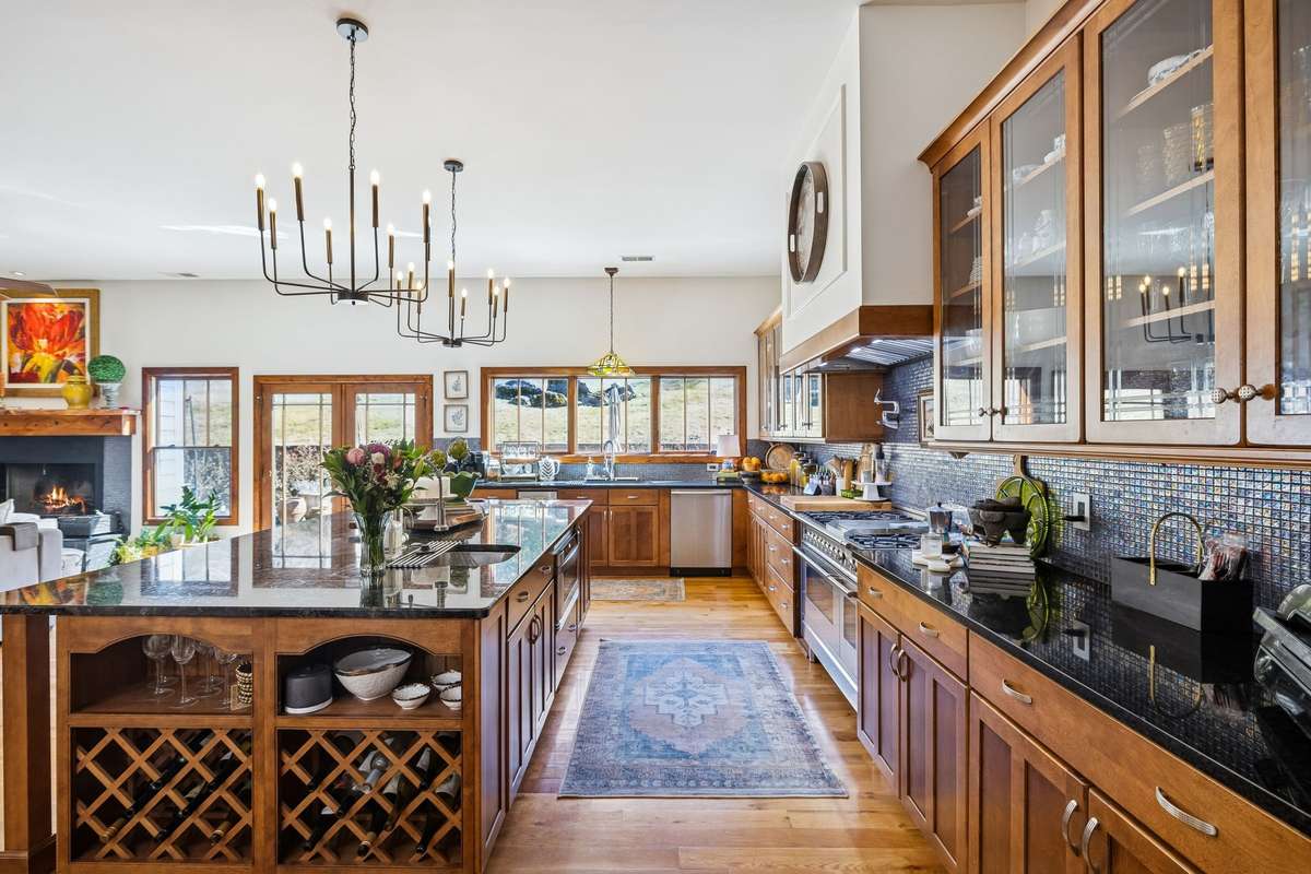 Great views of the rear of the property as viewed through the Kitchen windows!