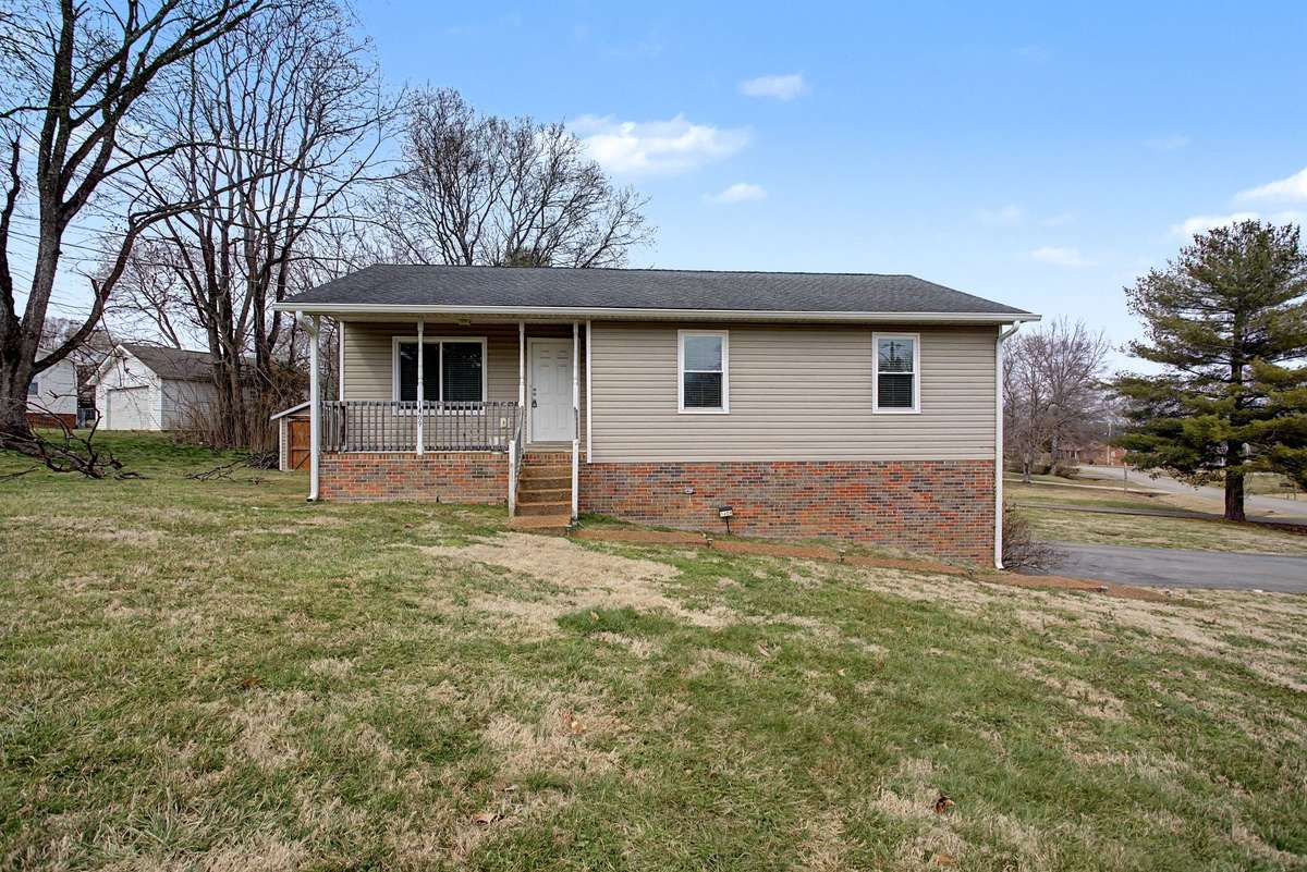 A beautiful front yard ready for your personal touch!