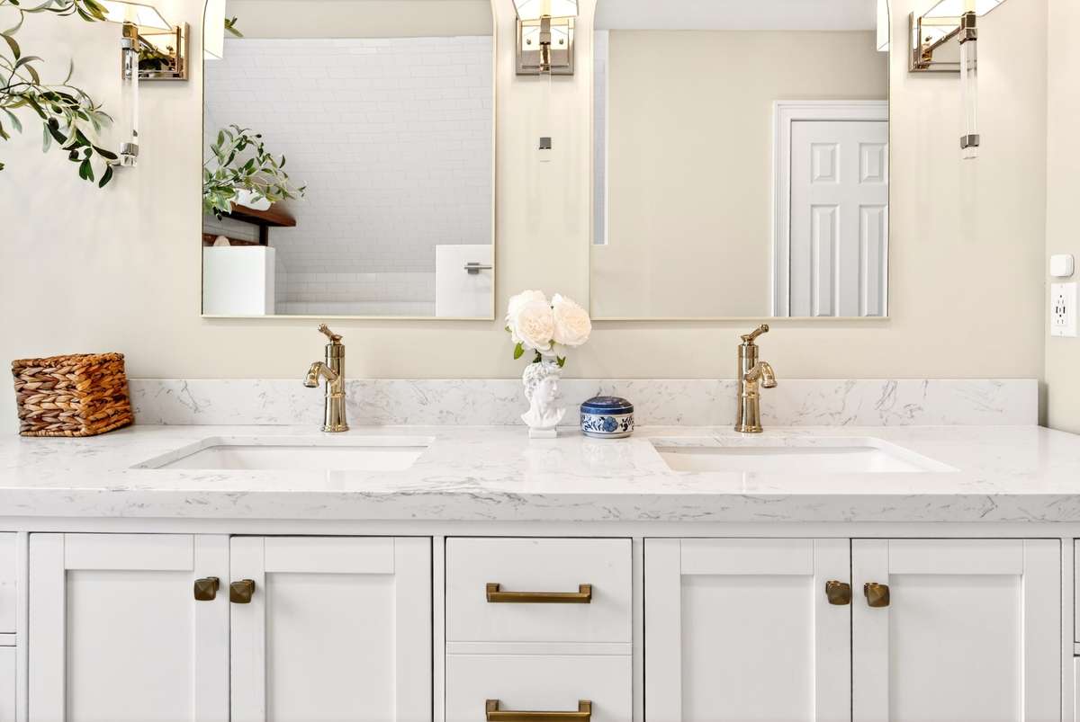 Upstairs Primary Suite Luxury Bathroom