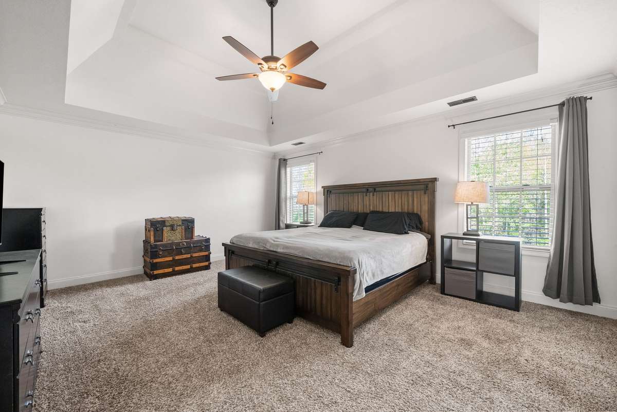 Enormous primary suite upstairs