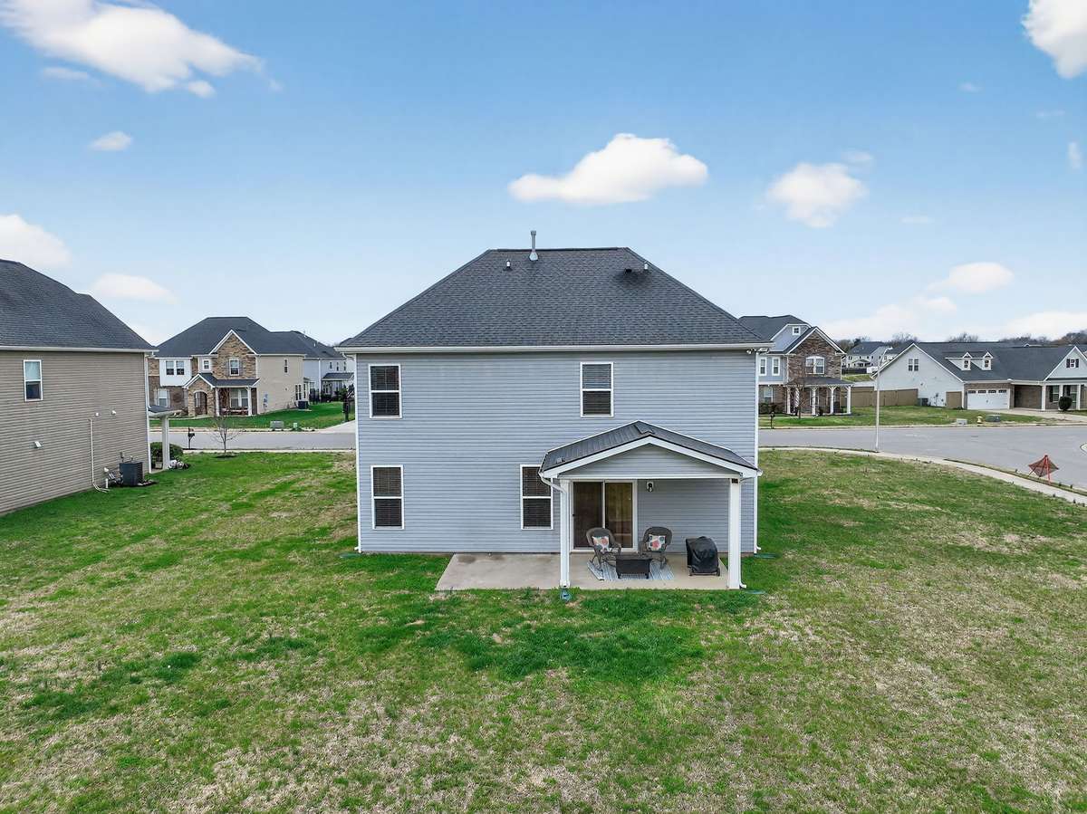 Large backyard