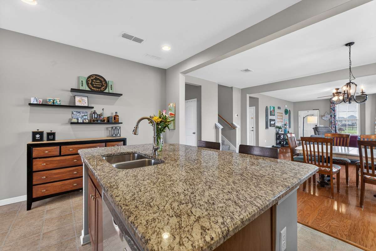 Lots of room for guests and the open floor plan creates easy hosting