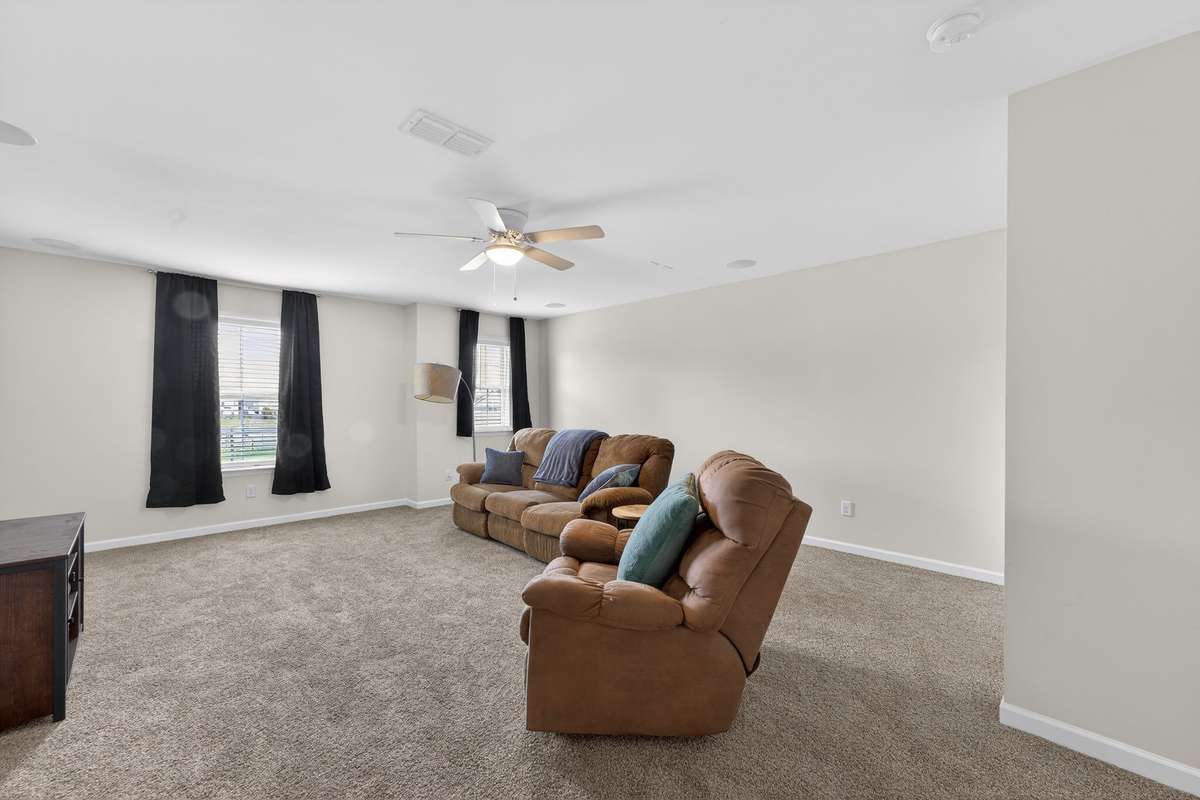 Large bonus for media or rec room.